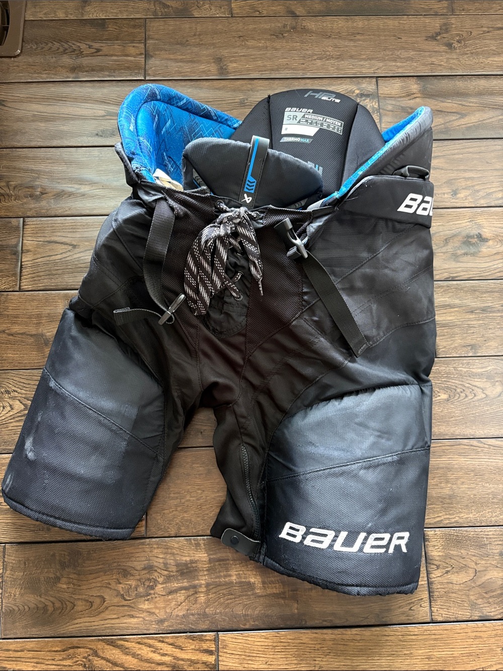 Bauer HP Elite Men's Black Hockey Pants, Senior M